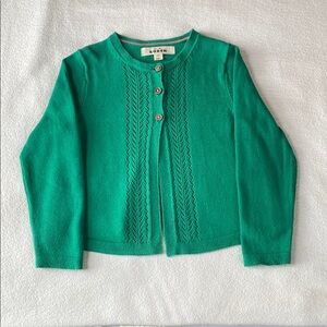 Mini Boden Green Cardigan